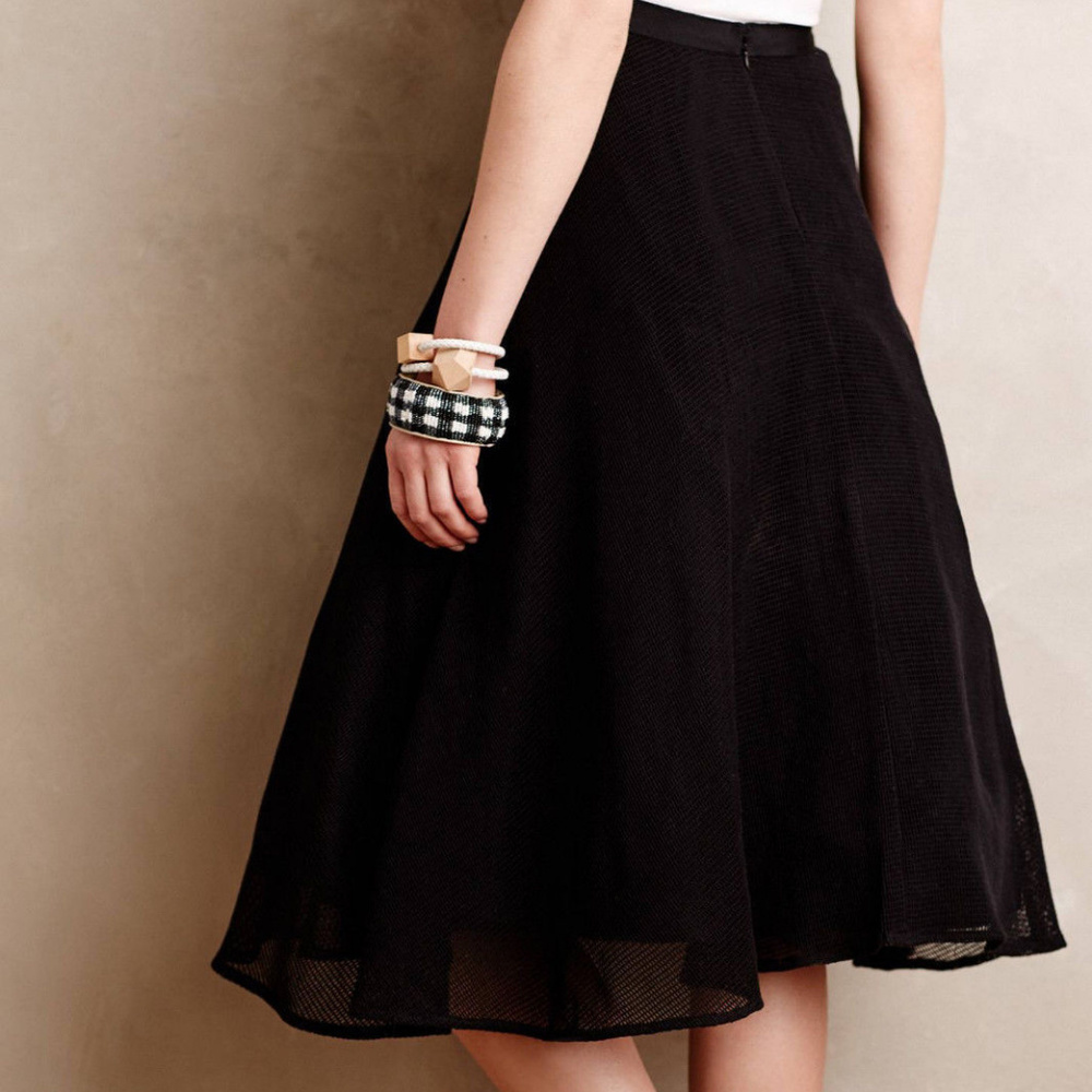 Anthropologie Contrabloom Floral Tulle Skirt By Tracy Reese size 8P Petite NWT - Picture 3 of 8